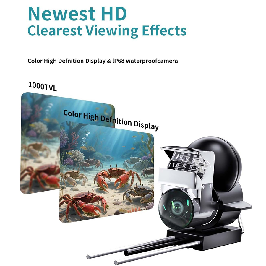 FOURQ Handheld 1080P 4.3'' LCD - đánh giá và giá Fishing Depth Finder