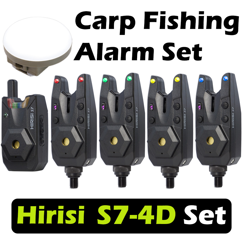 Hirisi S7-4D Wireless Carp Fis - đánh giá và giá Fish Alarm