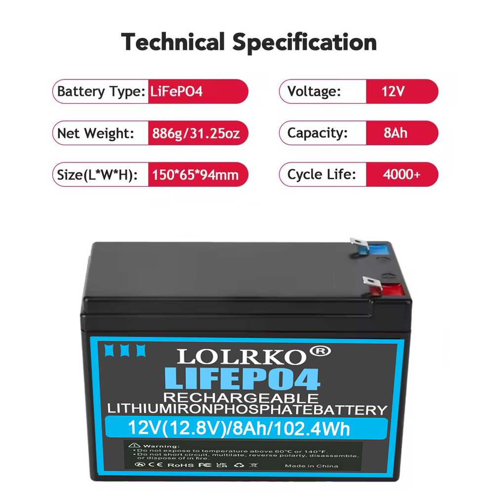 12V 10Ah/15Ah LiFePO4 Battery  - đánh giá và giá Fish Finder Battery