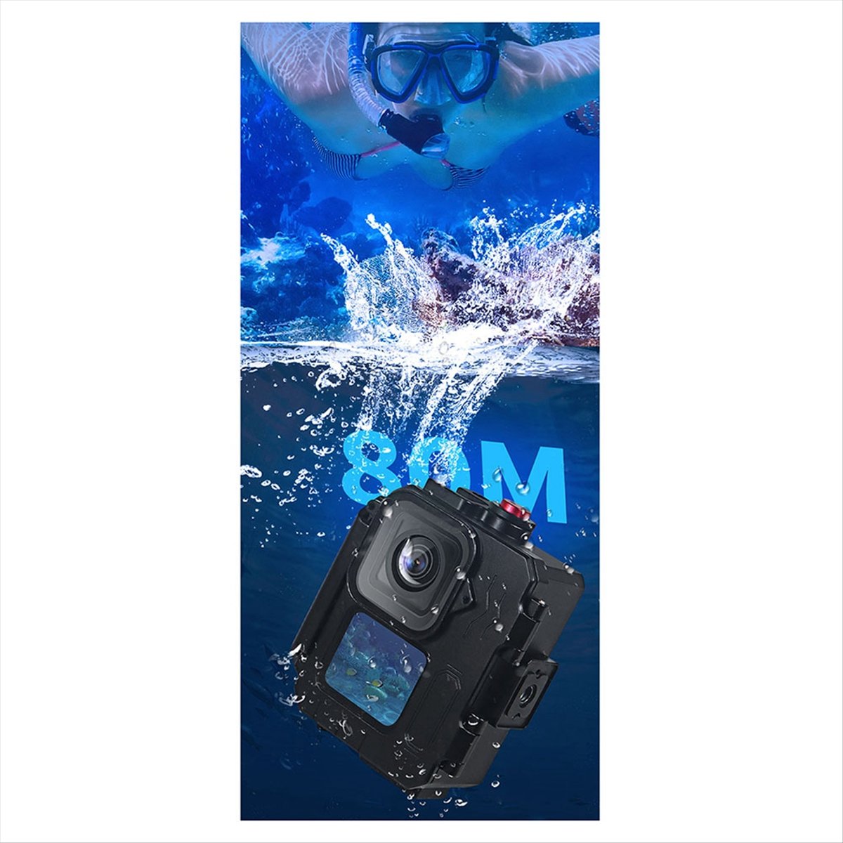 N05R 80M Waterproof Case Alumi - đánh giá và giá Underwater Camera
